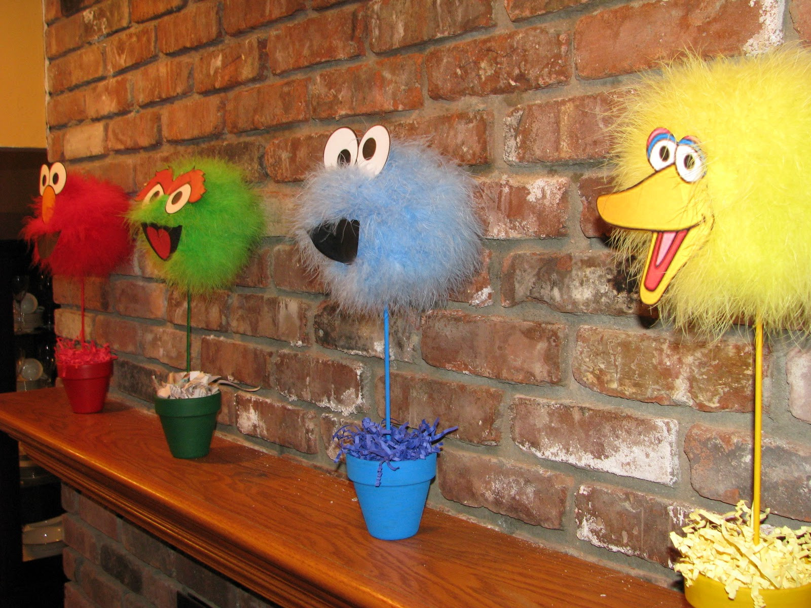 DIY Elmo Decorations
 The Shower Planner A Sesame Street birthday party