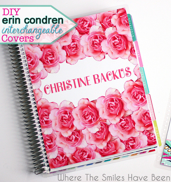DIY Erin Condren Planner
 DIY Erin Condren Life Planner Interchangeable Covers