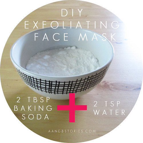 DIY Exfoliating Face Mask
 The A & B Stories Simple DIY Exfoliating Baking Soda Face