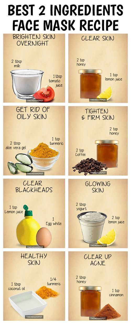 DIY Face Mask For Pimples
 10 Amazing 2 ingre nts all natural homemade face masks