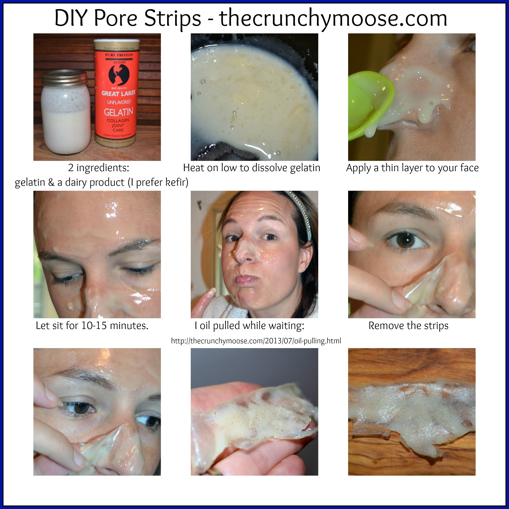 DIY Face Mask For Pores
 DIY Pore Strips To Remove Blackheads
