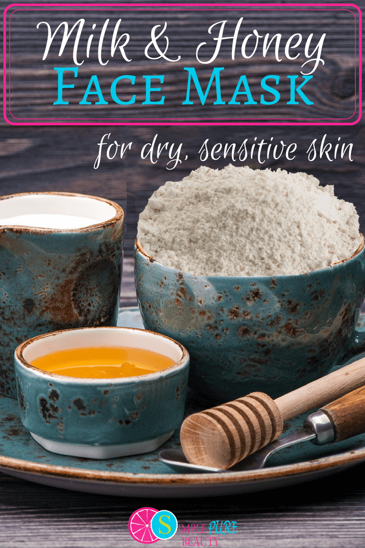 DIY Face Masks For Dry Skin
 Milk and Honey Homemade Face Mask for Dry Sensitive Skin
