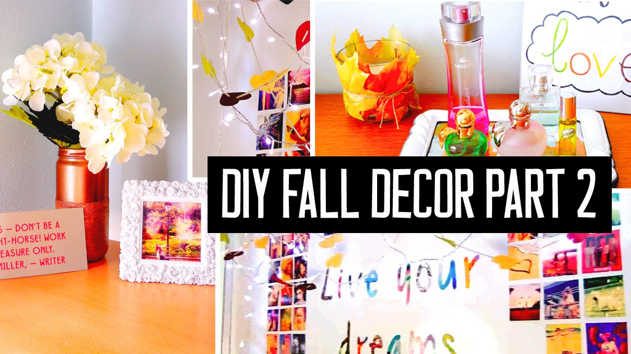 DIY Fall Room Decorations
 DIY room decor for fall Spice up your room with cheap