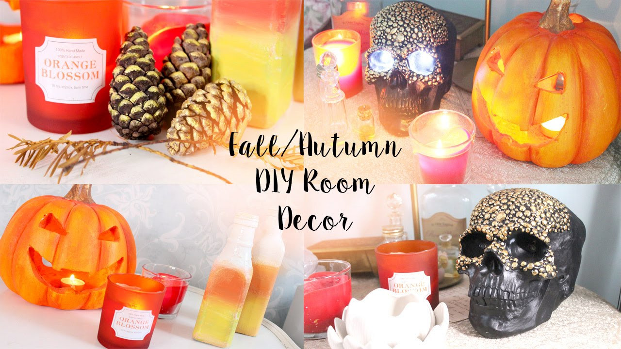 DIY Fall Room Decorations
 DIY Tumblr & Pinterest Room Decor For Autumn Fall