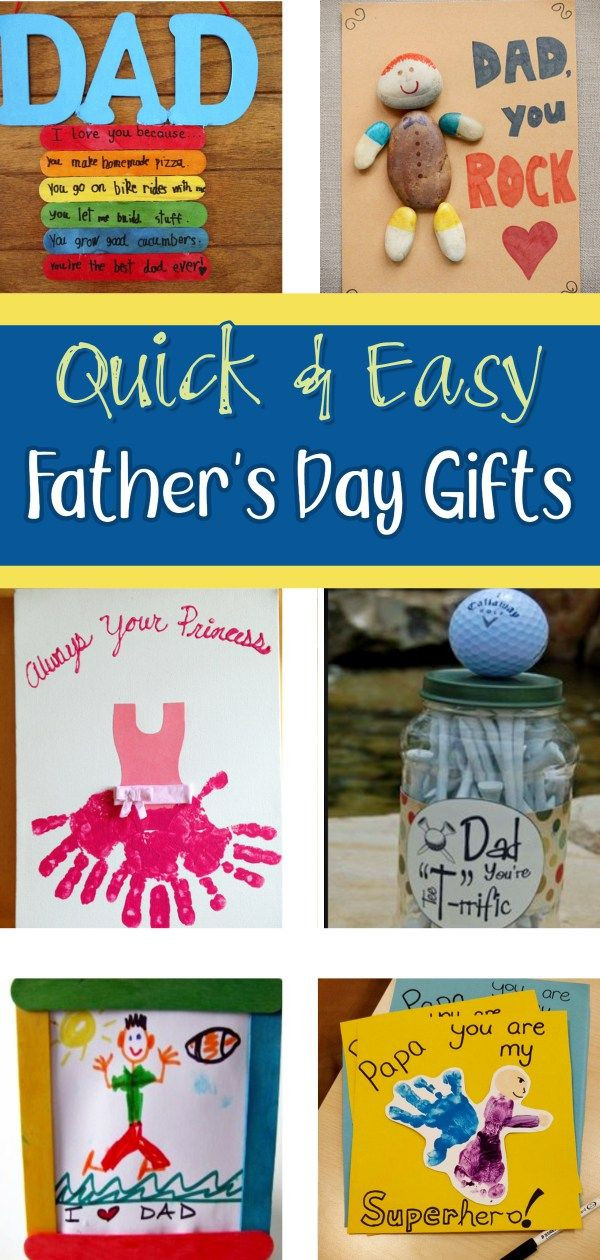 DIY Father'S Day Gifts From Kids
 DIY Father s Day Gifts from Kids Quick & Easy Gifts for