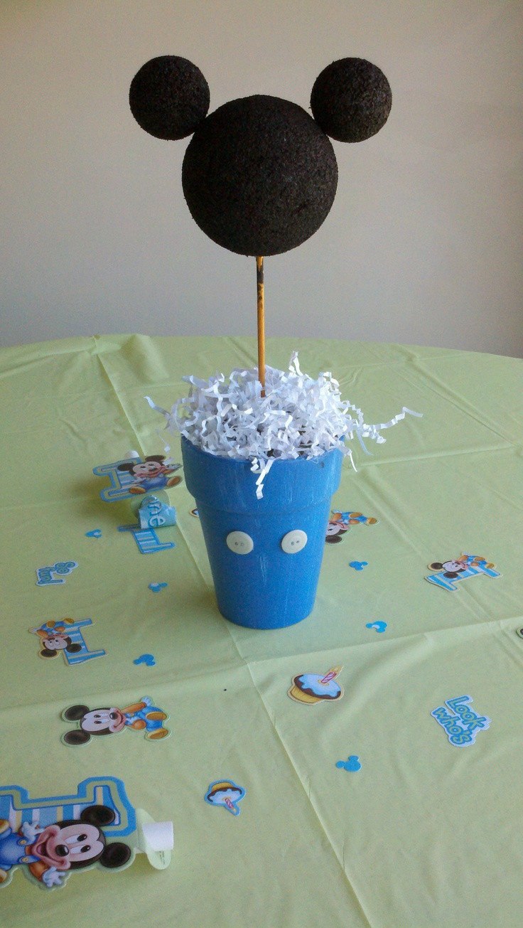 Diy First Birthday Decorations
 48 best DIY Mickey Mouse Birthday images on Pinterest