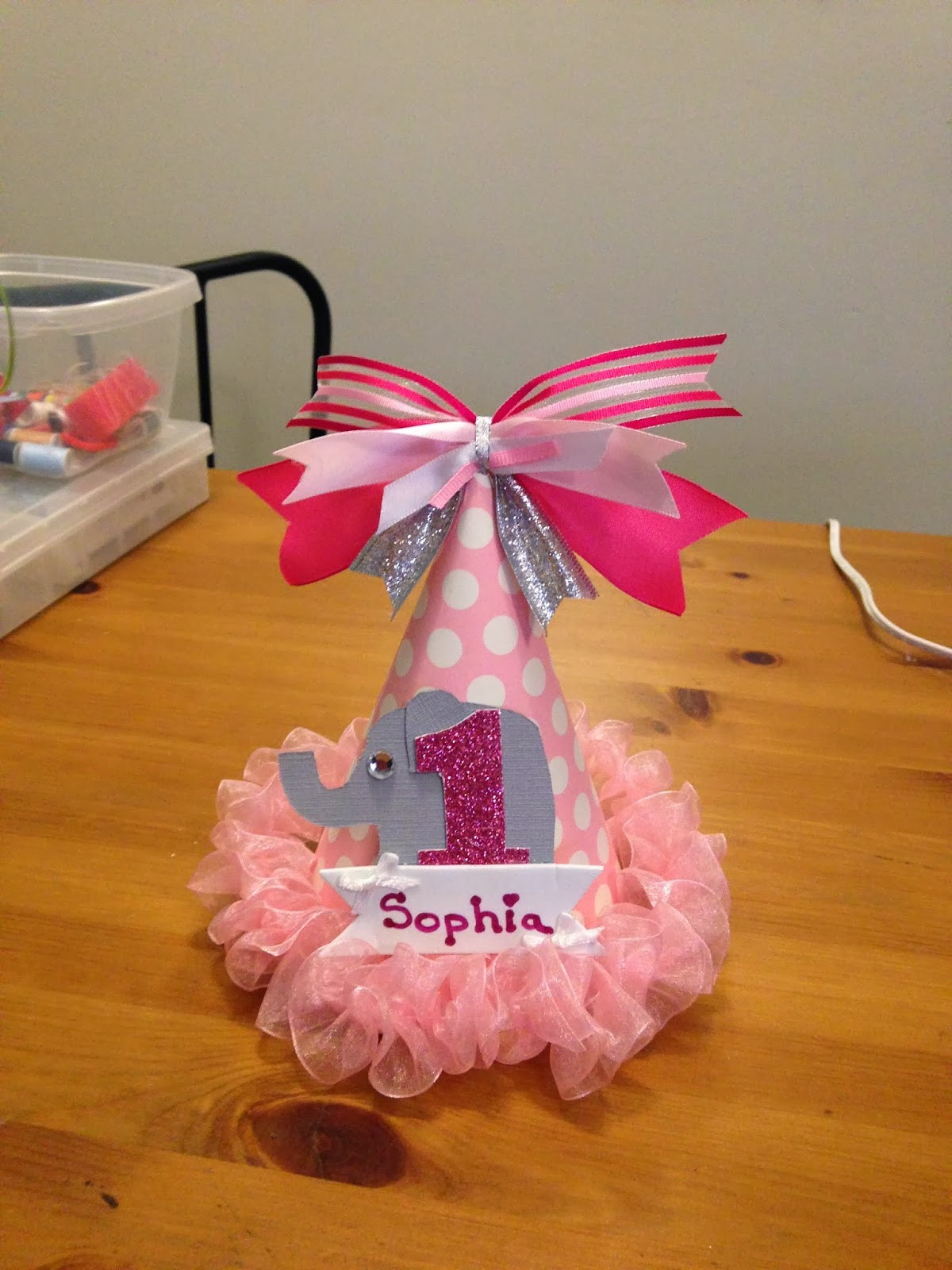 Diy First Birthday Decorations
 The Crafty Mom Pink Elephant 1st Birthday Party Theme DIY