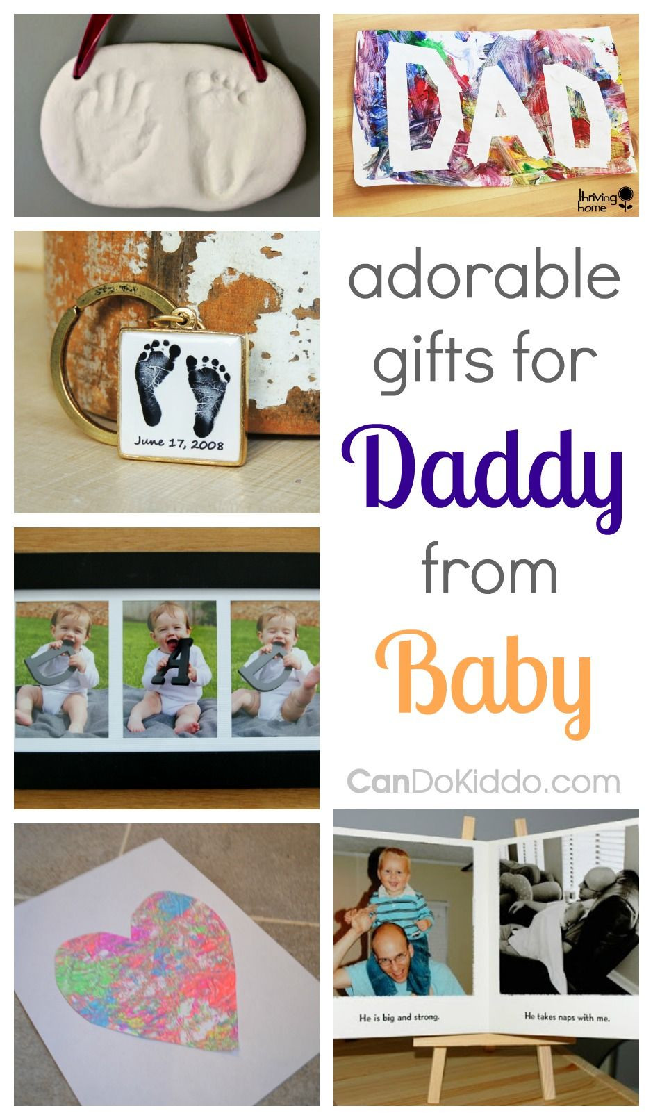 Diy First Father'S Day Gift Ideas
 Adorable Gifts For Dad From Baby