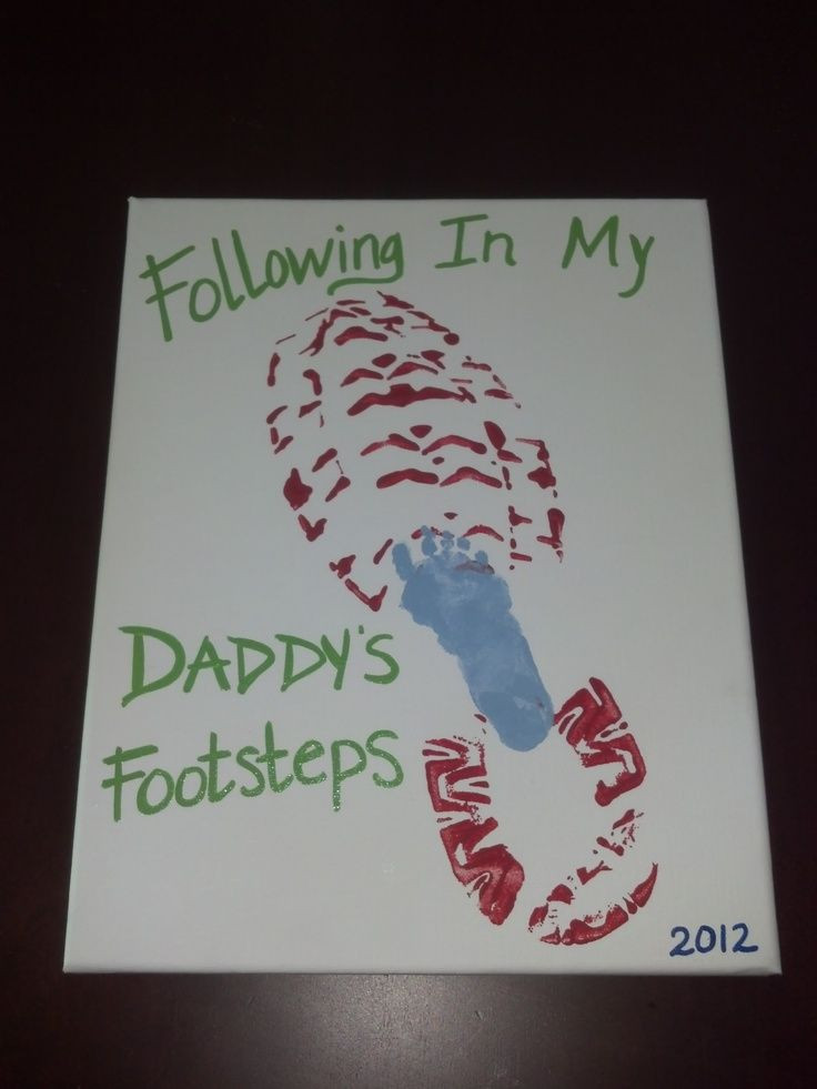 Diy First Father'S Day Gift Ideas
 Hand and Footprint Art Ideas