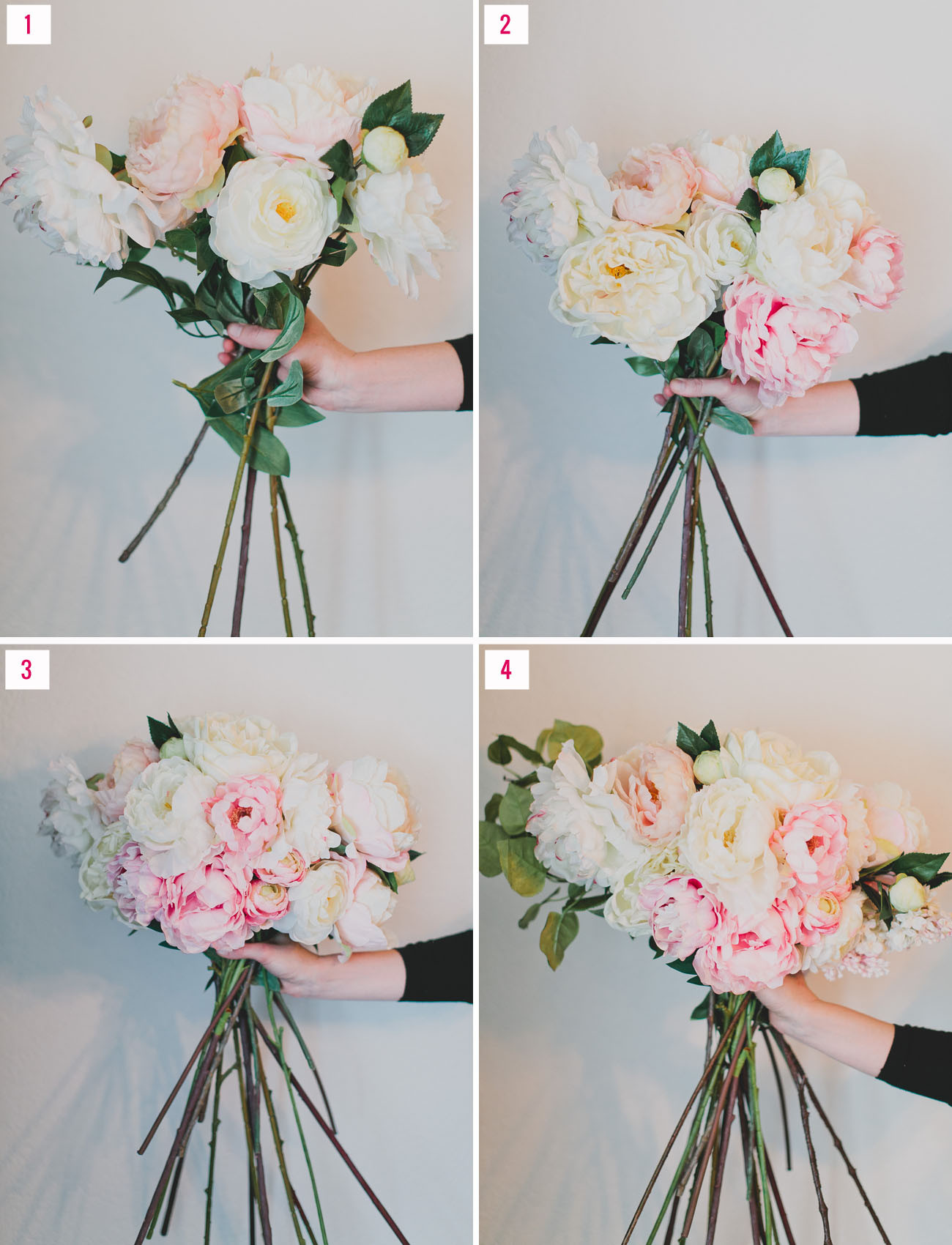 Diy Flowers For Wedding
 DIY Silk Flower Bouquet with Afloral Green Wedding Shoes