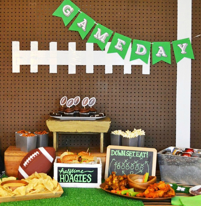 DIY Football Party Decorations
 Homegating Football Party Guide and Printables U Create