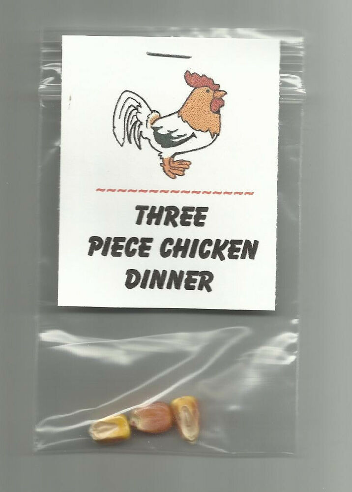DIY Gag Gifts
 New Homemade Three Piece Chicken Dinner Novelty Gag Gift
