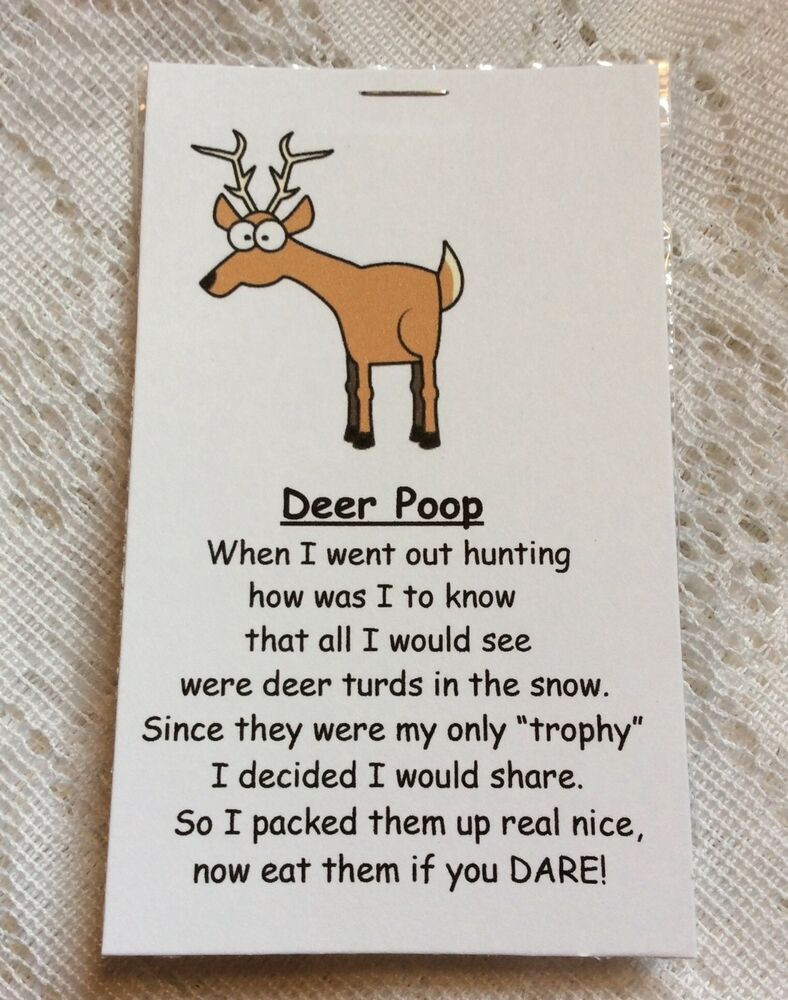 DIY Gag Gifts
 New Homemade Deer Poop Chocolate Candy Novelty Gag Gift