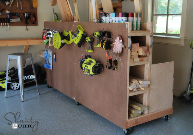 DIY Garage Organizers
 Garage Organization DIY Lumber Cart Shanty 2 Chic