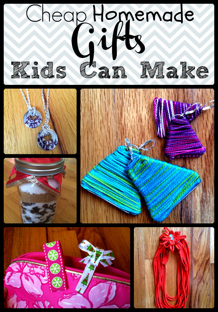 DIY Gifts For Kids To Make
 Cheap Homemade Gifts Kids Can Make