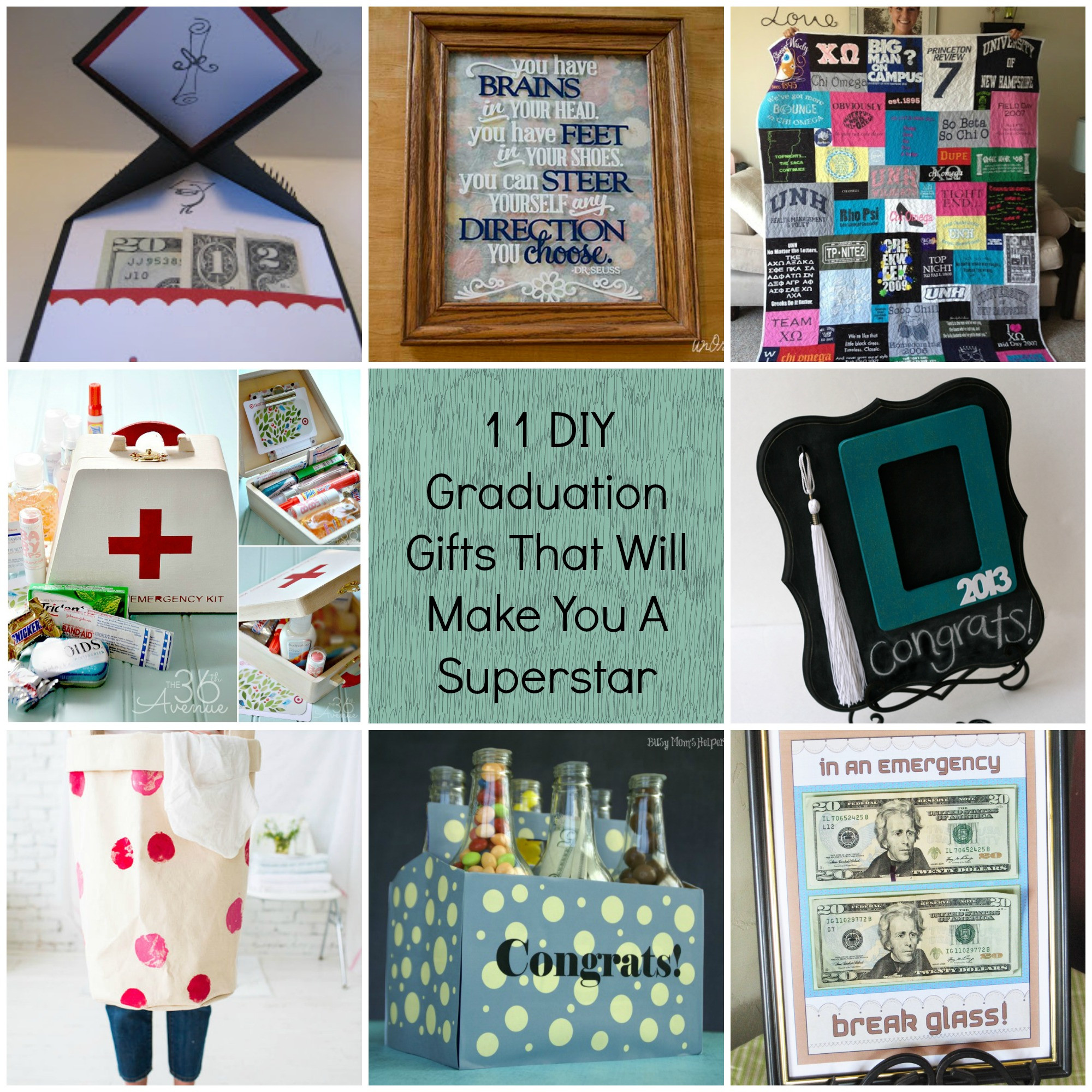 DIY Grad Gifts
 11 DIY Graduation Gifts That Will Make You A Superstar
