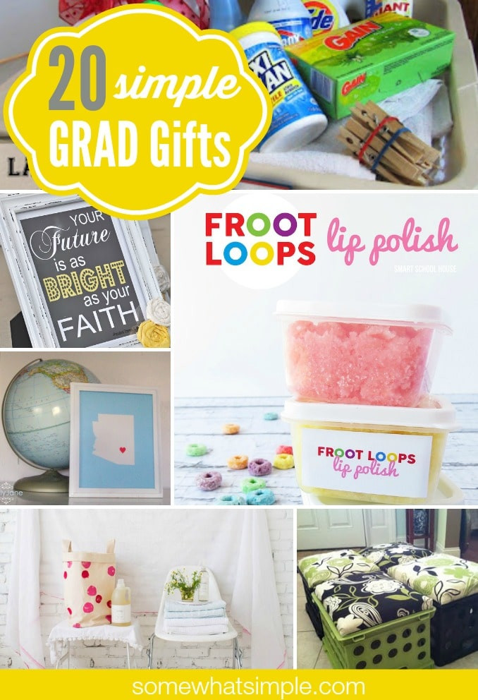 DIY Grad Gifts
 DIY Graduation Gifts Somewhat Simple