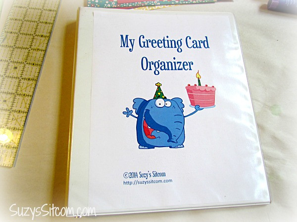 DIY Greeting Card Organizer
 Create your own Greeting Card Organizer free