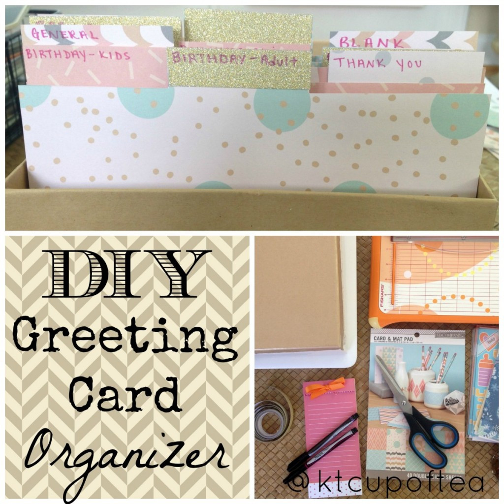 DIY Greeting Card Organizer
 DIY Greeting Card Organizer