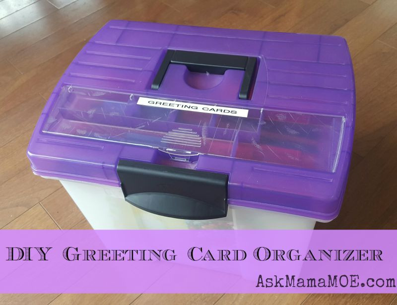 DIY Greeting Card Organizer
 DIY Greeting Card Organizer plus a Hallmark Giveaway