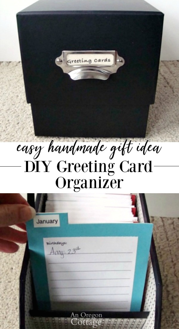 DIY Greeting Card Organizer
 DIY Greeting Card Organizer