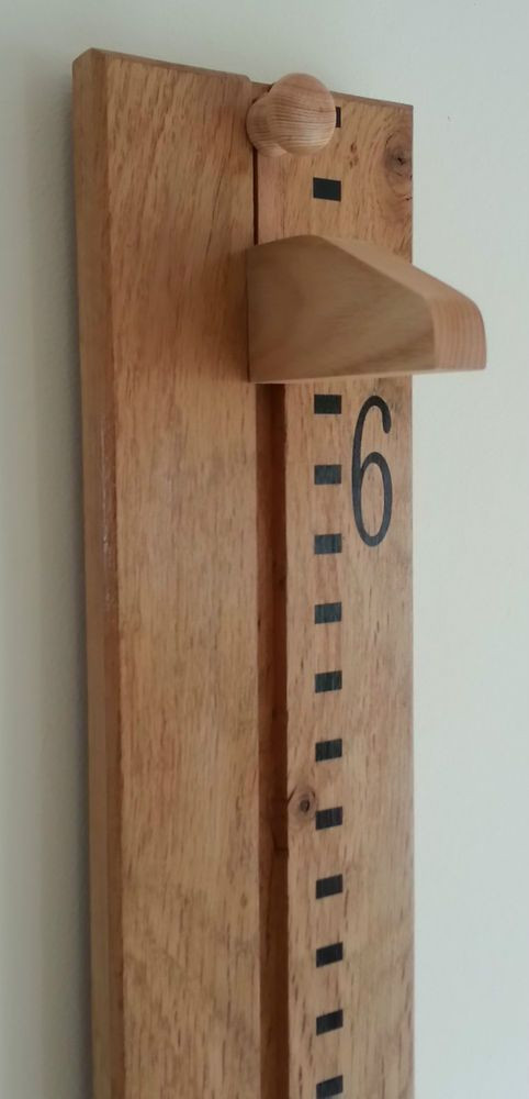 DIY Growth Chart Wood
 Handmade Wooden Growth Chart Height Chart Solid Oak