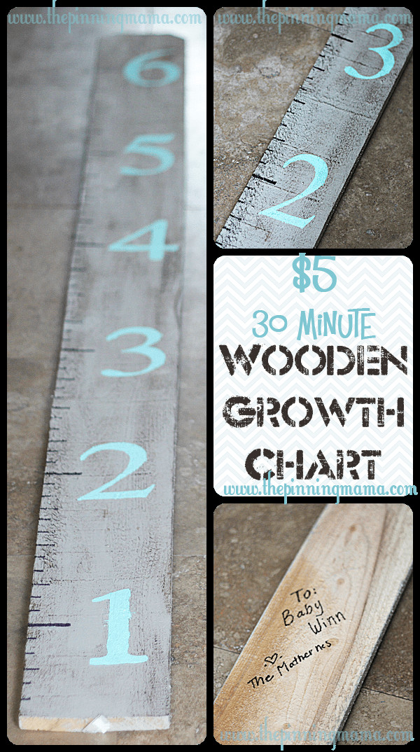 DIY Growth Chart Wood
 How To Make an Easy Wooden Growth Chart