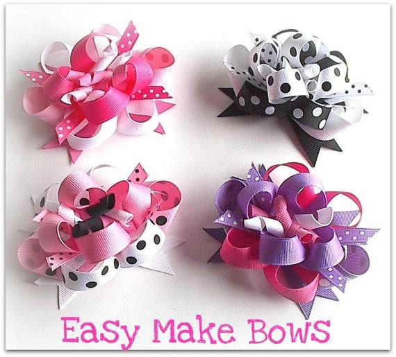 DIY Hair Bow Maker
 How to make 32 different boutique hair bows bow maker ez for