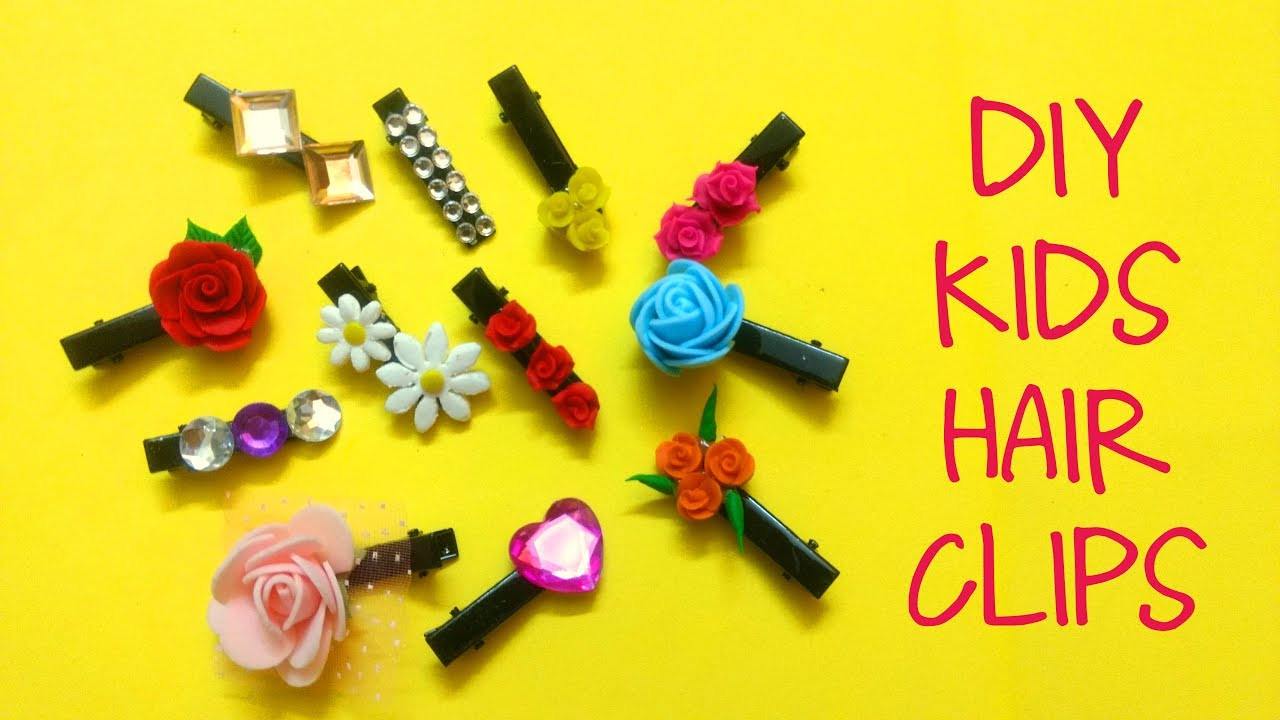 DIY Hair Clips For Toddlers
 DIY KIDS HAIR CLIPS
