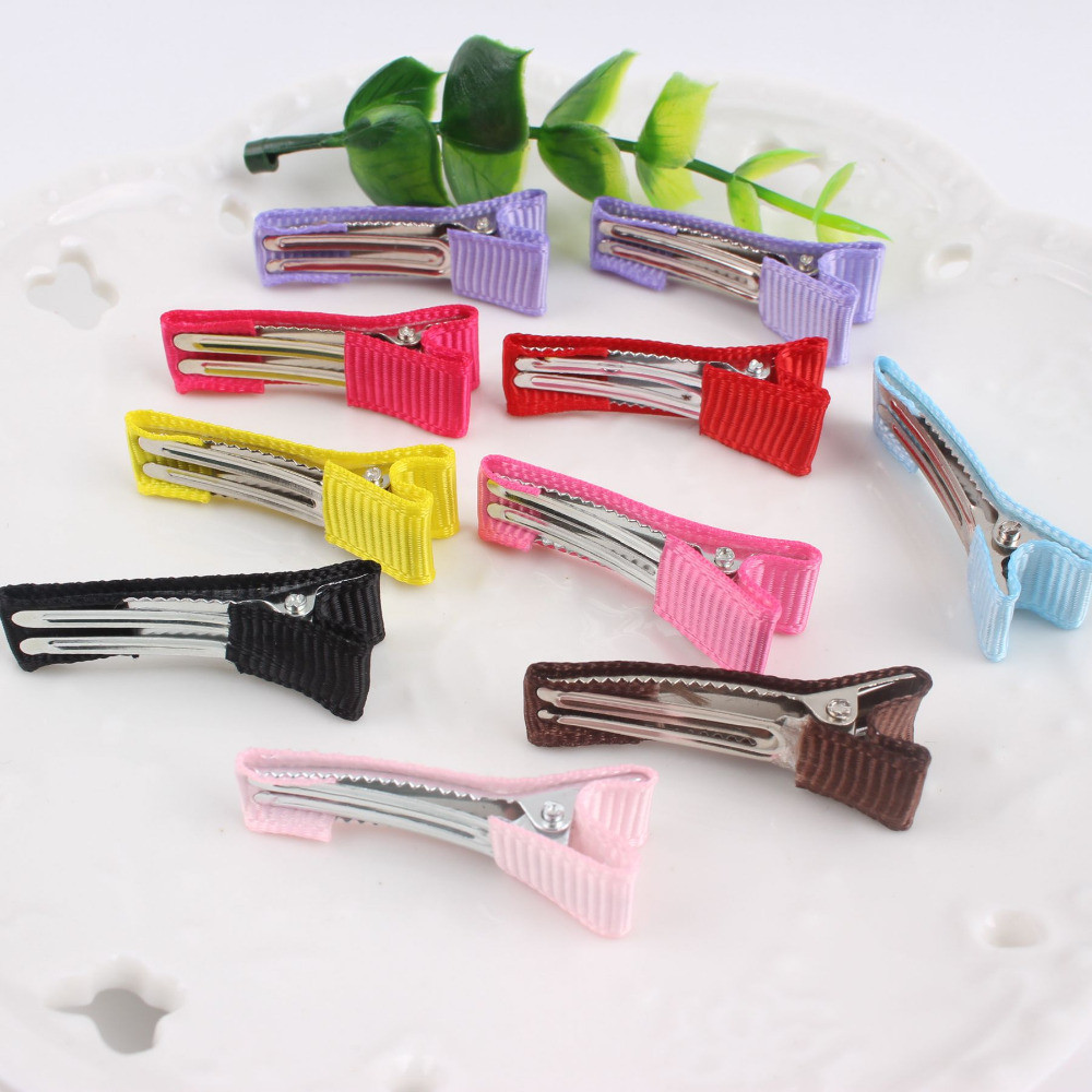 DIY Hair Clips For Toddlers
 2018 NEW retail DIY Hairpins 10 colors 35mm kids hair