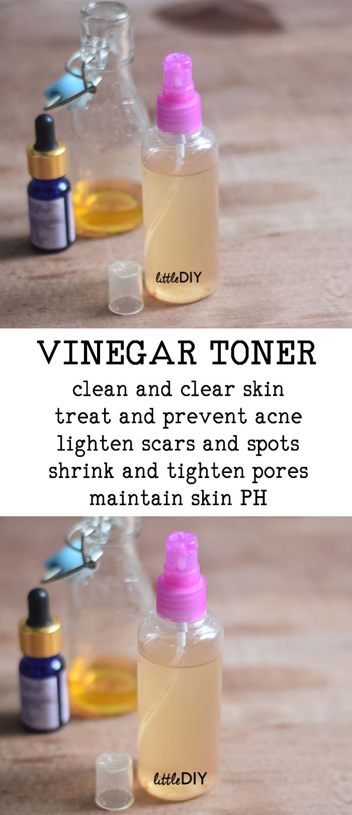 DIY Hair Toner With Vinegar
 REDUCE DARK SPOTS WITH VINEGAR TONER – Little DIY
