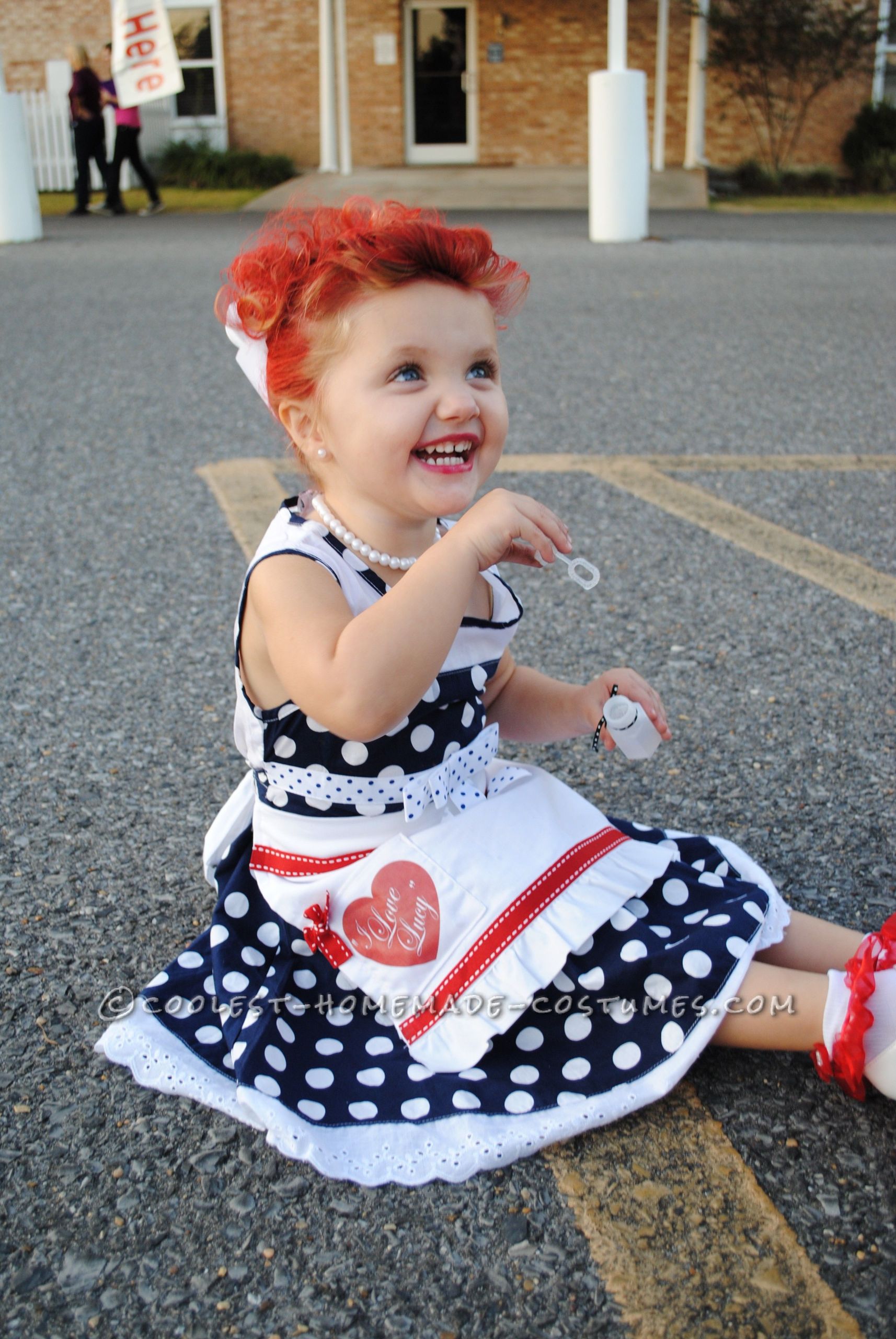 DIY Halloween Costume Toddler
 Adorable “I Love Lucy” Homemade Costume for a Toddler