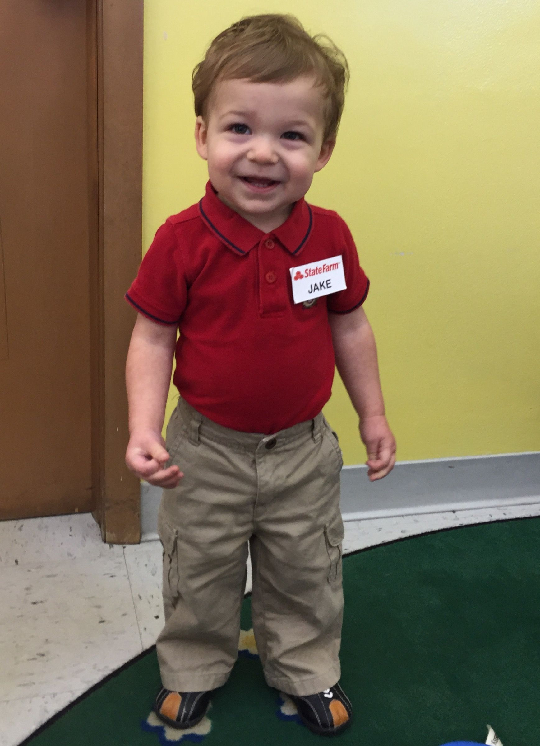DIY Halloween Costume Toddler
 Jake from State Farm toddler boy DIY Halloween Costume