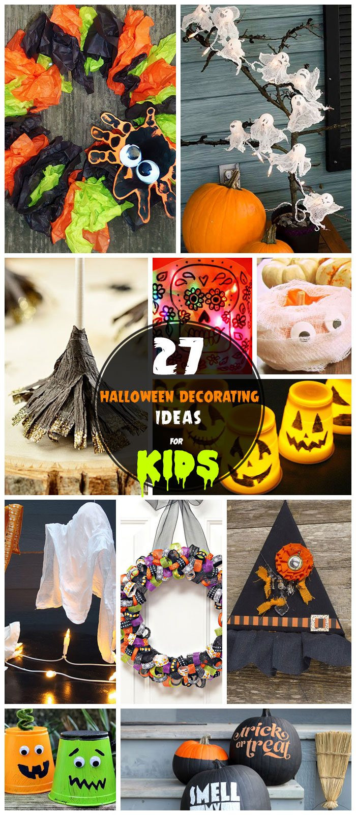 DIY Halloween Decorations For Kids
 25 DIY Halloween Decorating Ideas for Kids