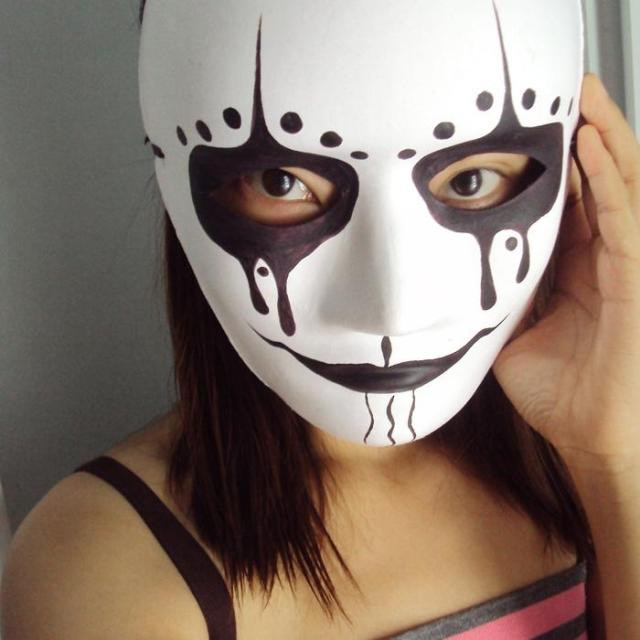DIY Halloween Masks
 New Quality Handmade DIY Mask Halloween White Ghost Face