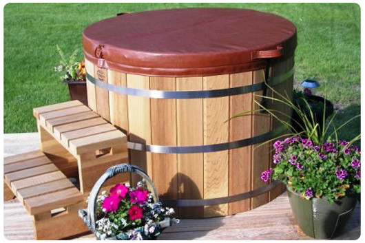 DIY Hot Tubs Kits
 Japanese Style Outdoor Cedar Hot Tubs DIY wooden hot