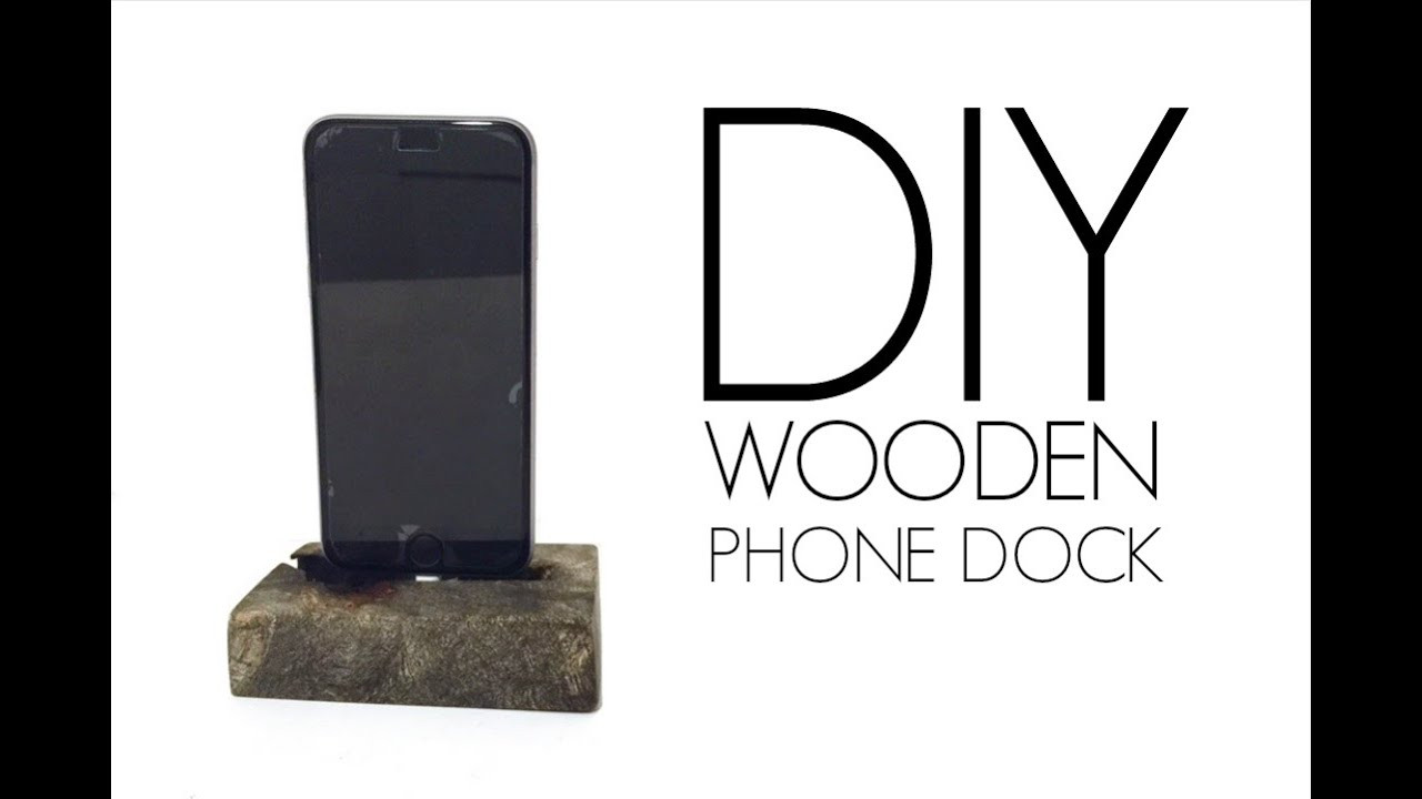 DIY Iphone Dock Wood
 DIY Wooden iPhone charging Dock