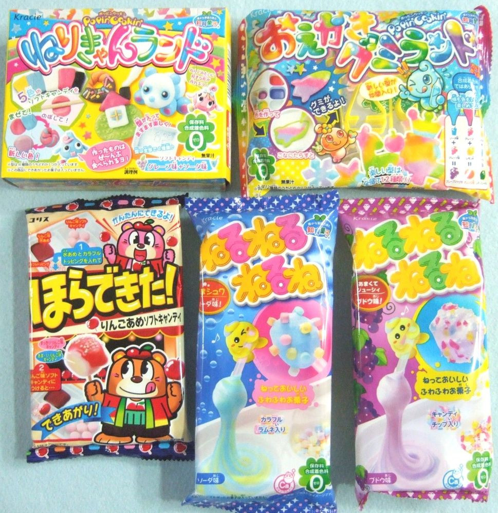 DIY Japanese Candy Kit
 5 PCS SET DIY Japanese Candy Making Kit Kracie Coris popin