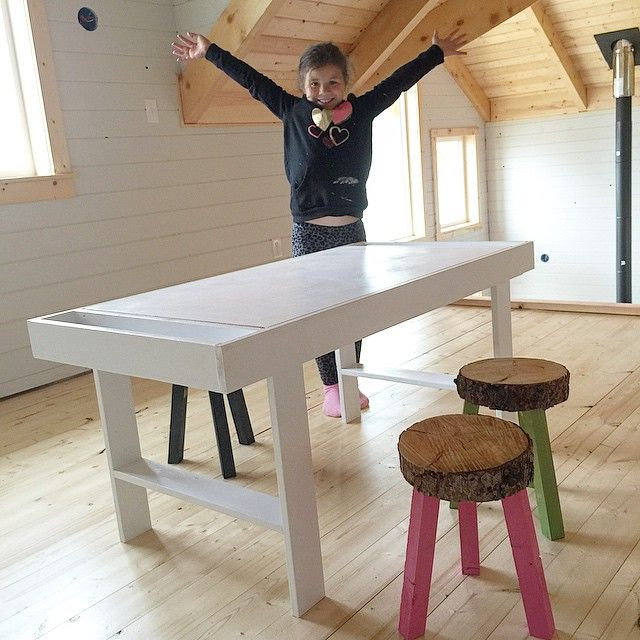 DIY Kids Art Table
 Modern Play Table with Storage