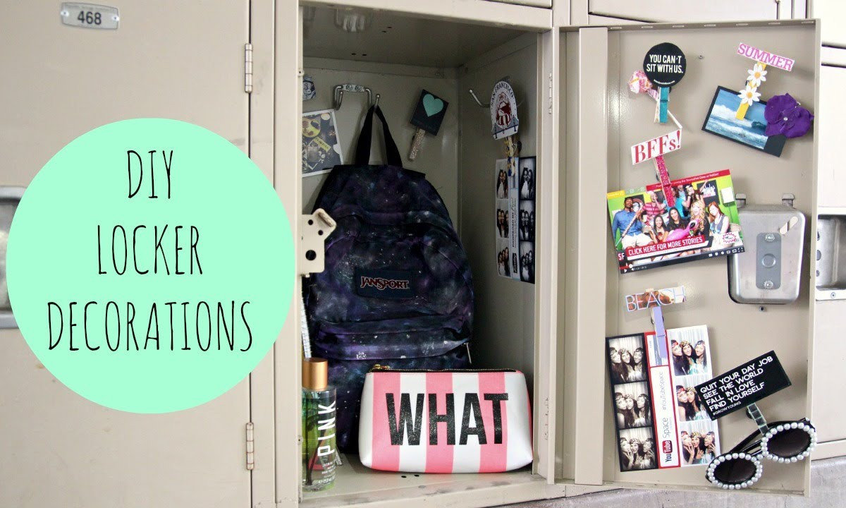 DIY Kids Lockers
 DIY Locker Decor – Sassy Style Redesign
