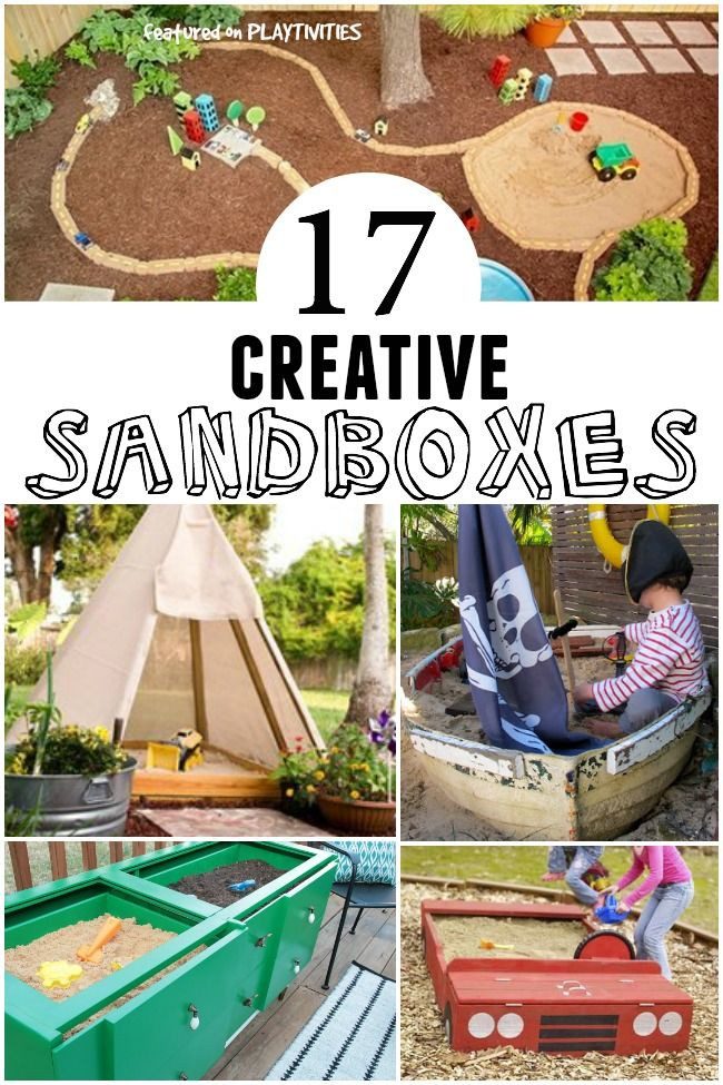 DIY Kids Outdoor
 20 Creative DIY Sandbox Ideas Backyard Activites ideas