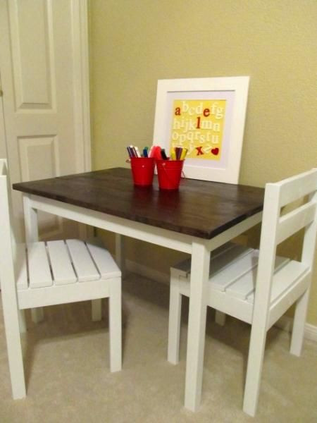 DIY Kids Table And Chairs
 22 best images about DIY kid table & chairs on Pinterest