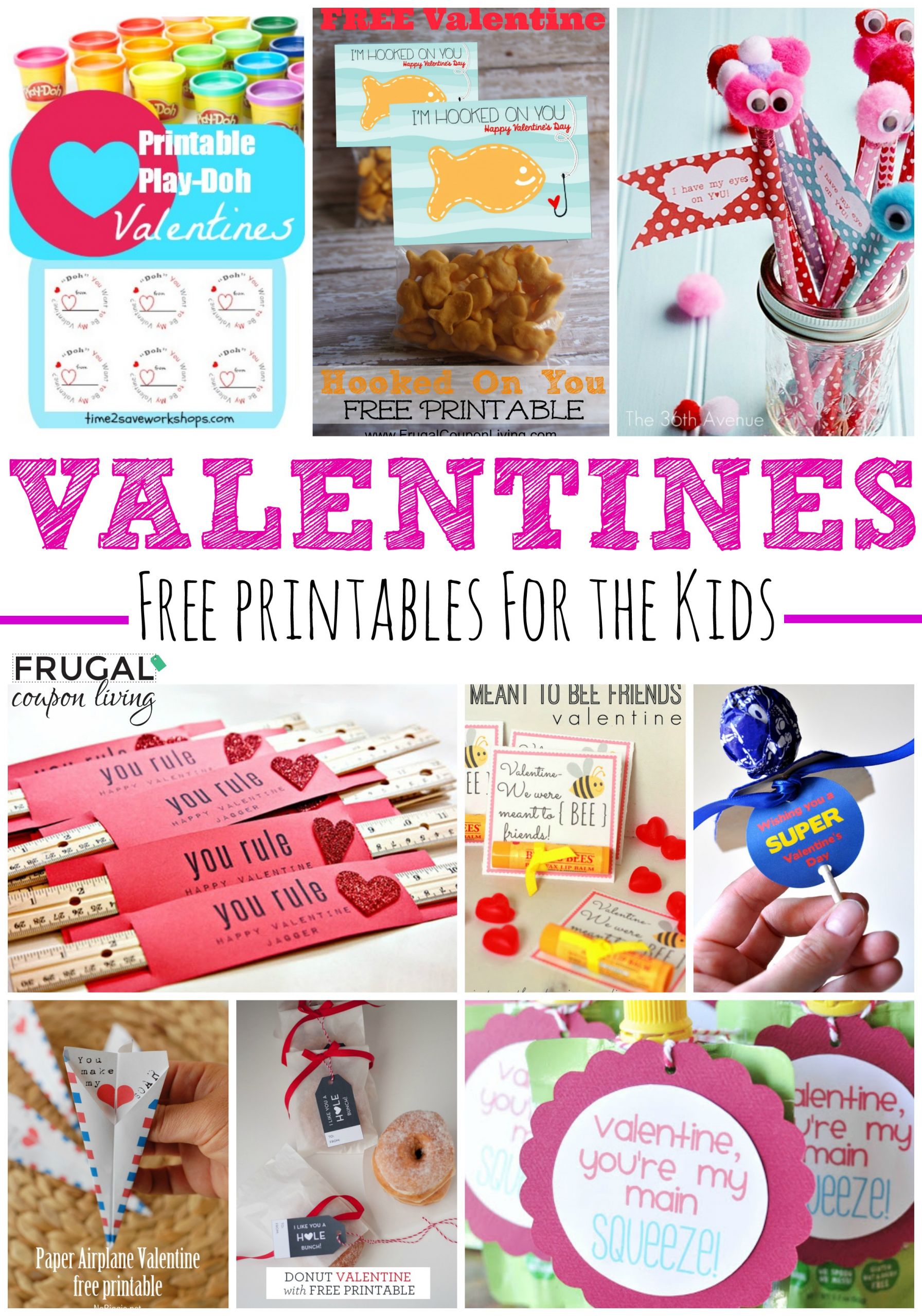 Diy Kids Valentines
 20 Frugal DIY Kids Valentines