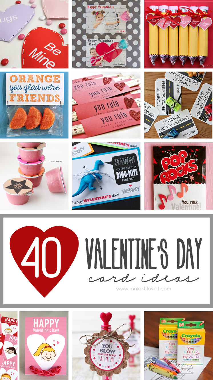 Diy Kids Valentines
 40 DIY Valentine s Day Card Ideas for kids