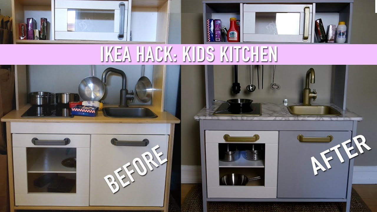 DIY Kitchens For Kids
 IKEA Hack DIY Kids Kitchen Set