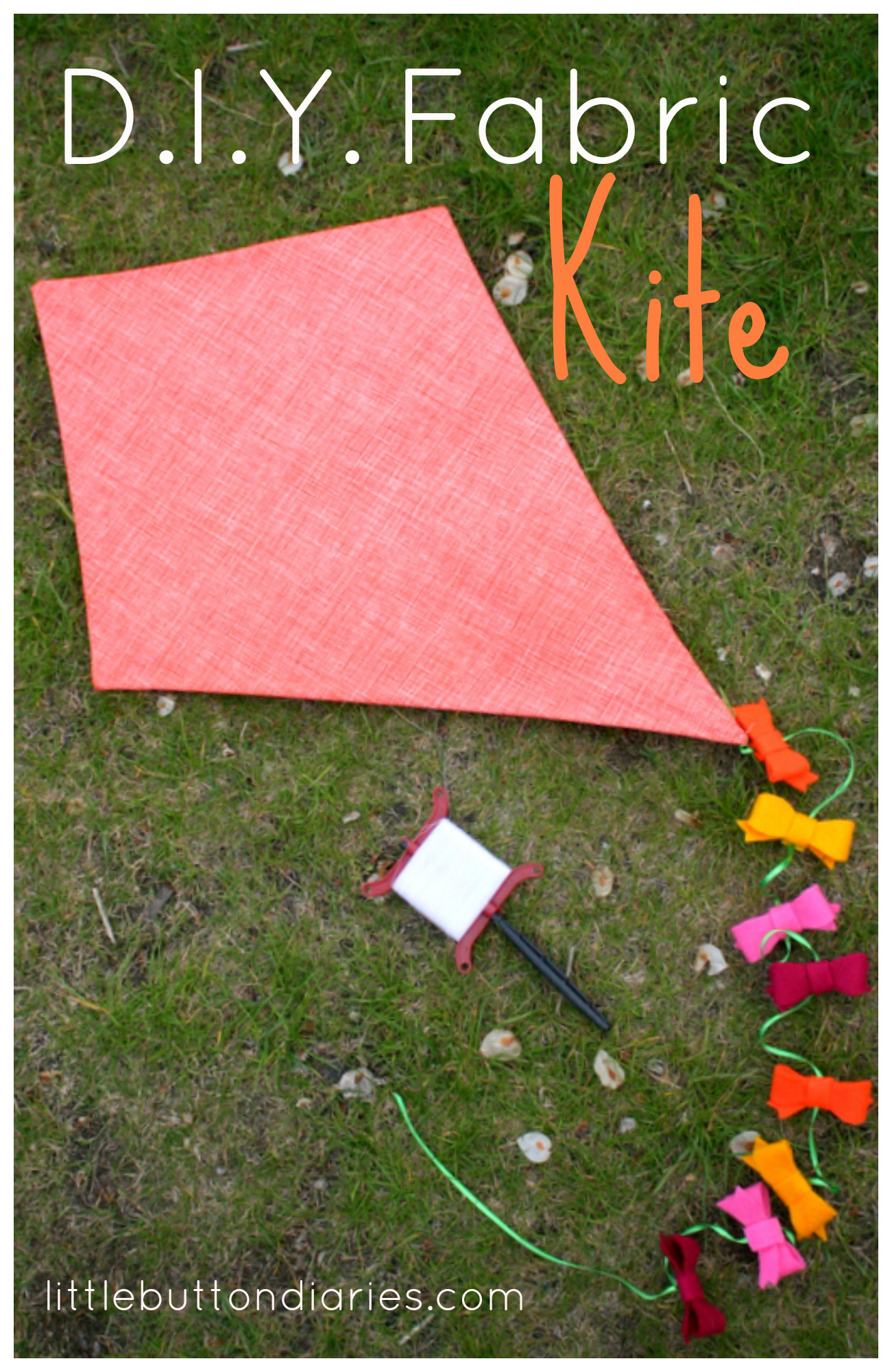 DIY Kite For Kids
 Nap Time Crafts Fabric Kite for Kids Little Button Diaries