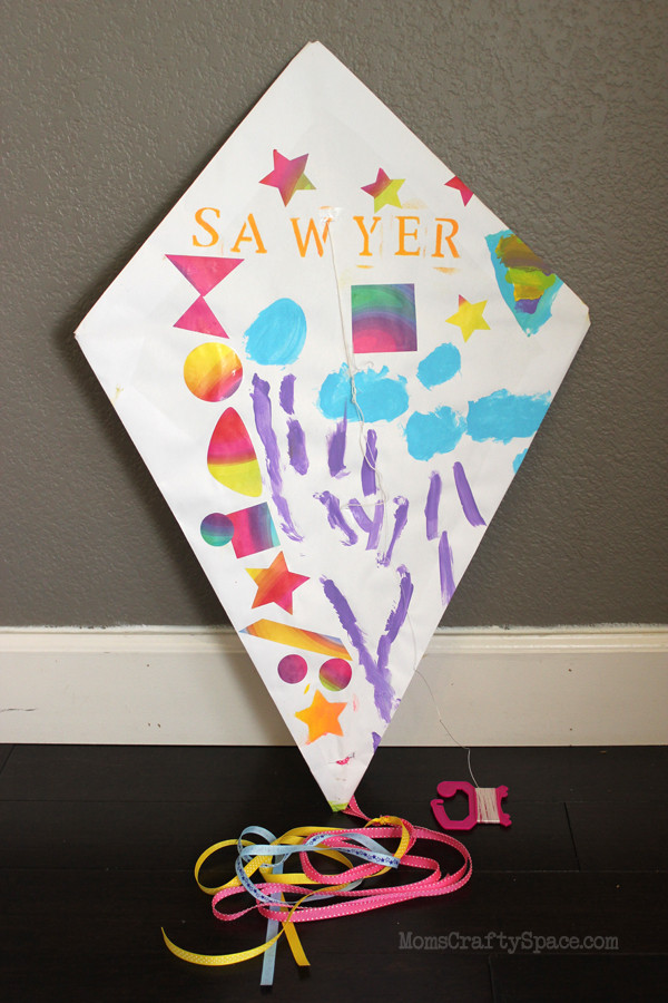 DIY Kites For Kids
 Kids Craft DIY Paper Kite Happiness is Homemade