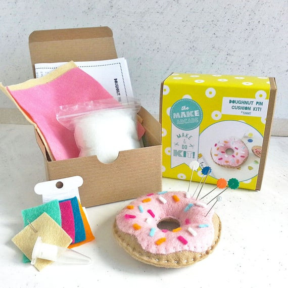 DIY Kits For Girls
 sewing kit Craft DIY donut DIY Kits diy crafts by