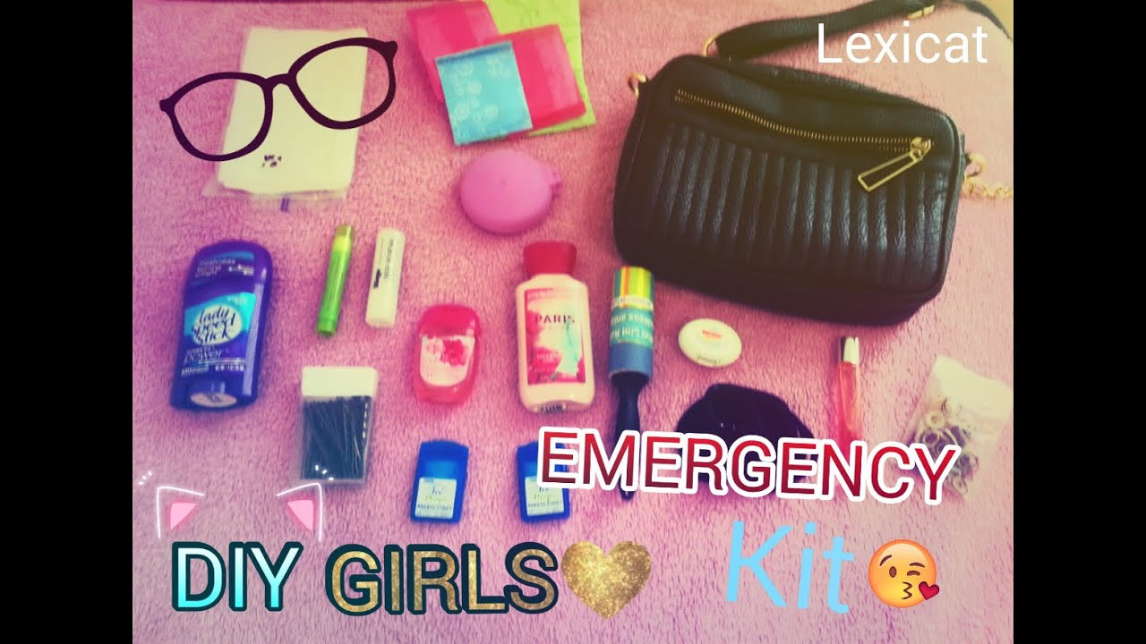 DIY Kits For Girls
 DIY School EMERGENCY kit for girls♡ 2016 17