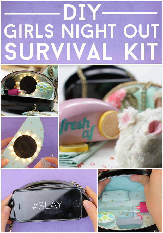 DIY Kits For Girls
 This DIY Girls Night Out Survival Kit Will Blow Your Mind